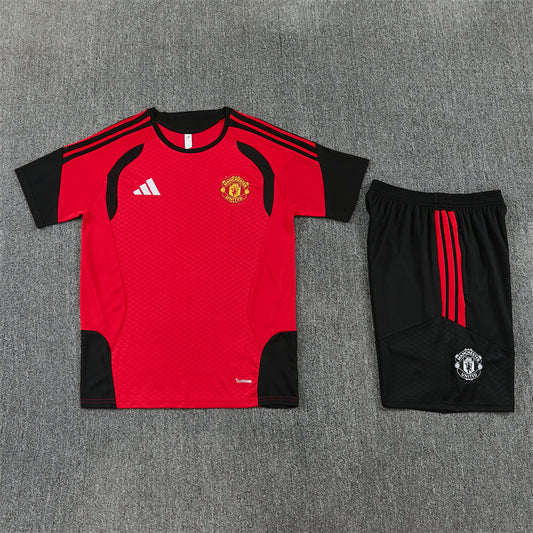 Manchester United Shorts Set-Red and Black