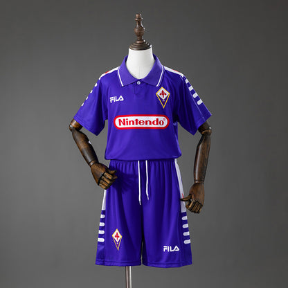 Fiorentina 98/99 Home Retro Kids Kit