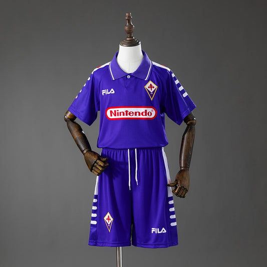 Fiorentina 98/99 Home Retro Kids Kit