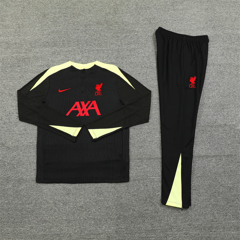 Liverpool Tracksuit-Black and Yellow