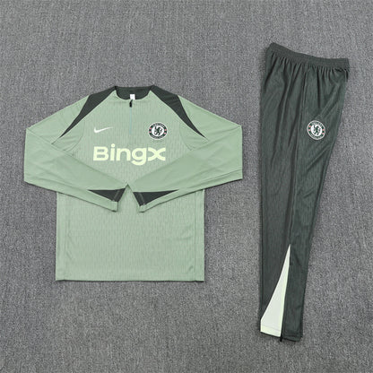 Chelsea Tracksuit-Green and Dark Green