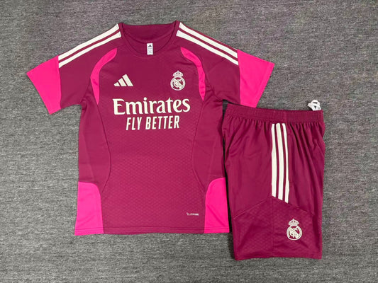 Real Madrid Shorts Set-Pink