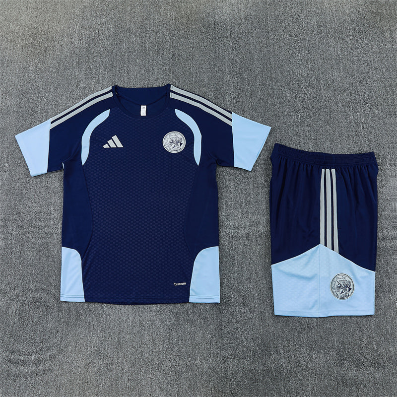 Ajax Shorts Set-Navy Blue and Light Blue