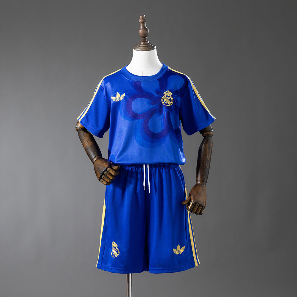 Real Madrid 25/26 Cultural Story - Blue Kids Kit Jersey