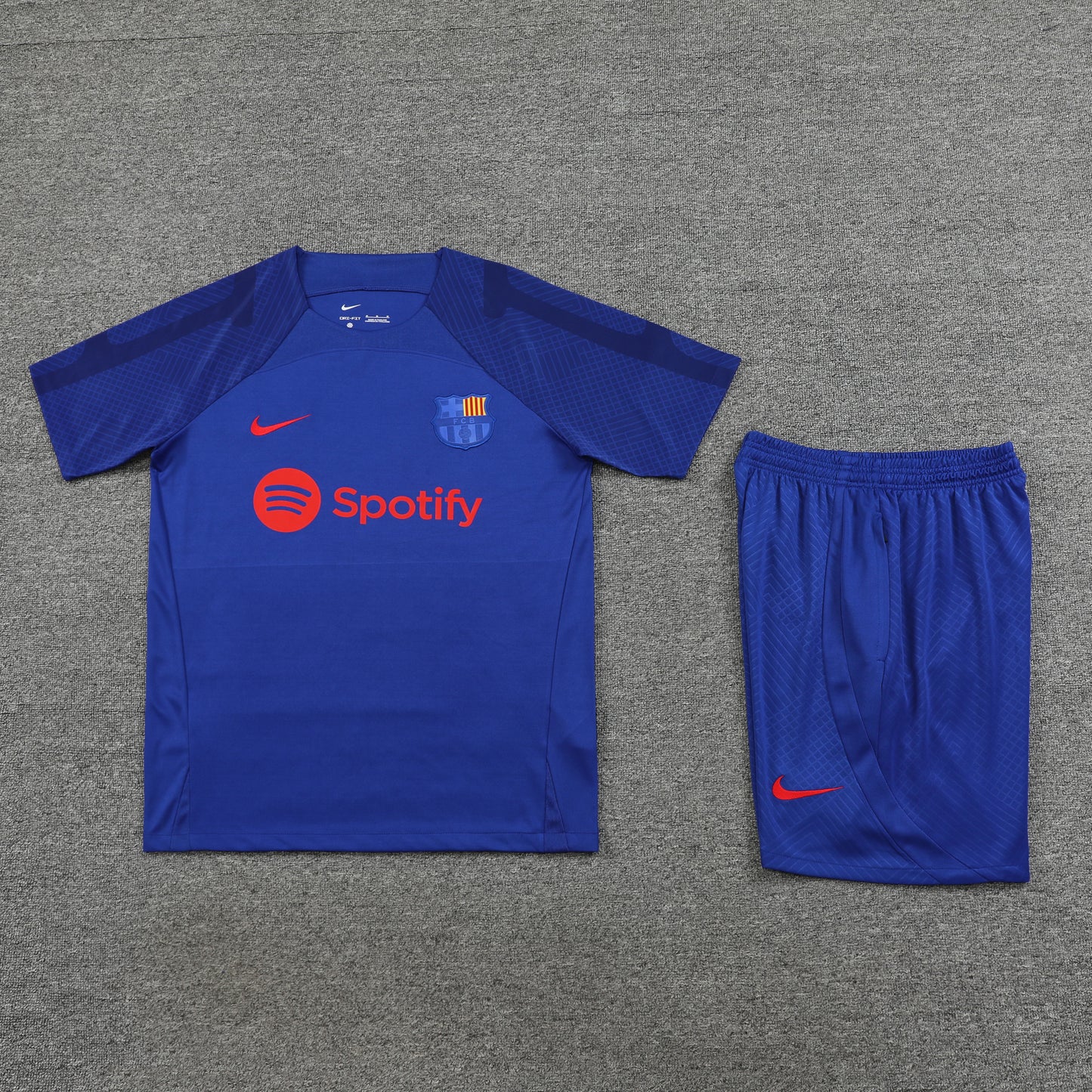 Barcelona Shorts Set-Dark Blue