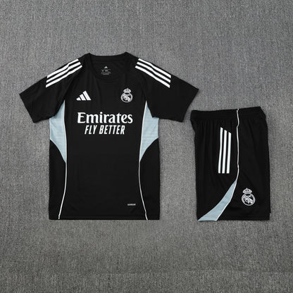 Real Madrid Shorts Set-Black and Grey