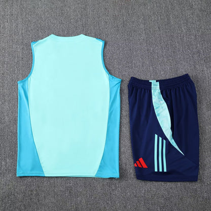 Flamengo Vest Set-Light Blue and Navy Blue
