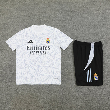 Real Madrid Shorts Set-White and Black