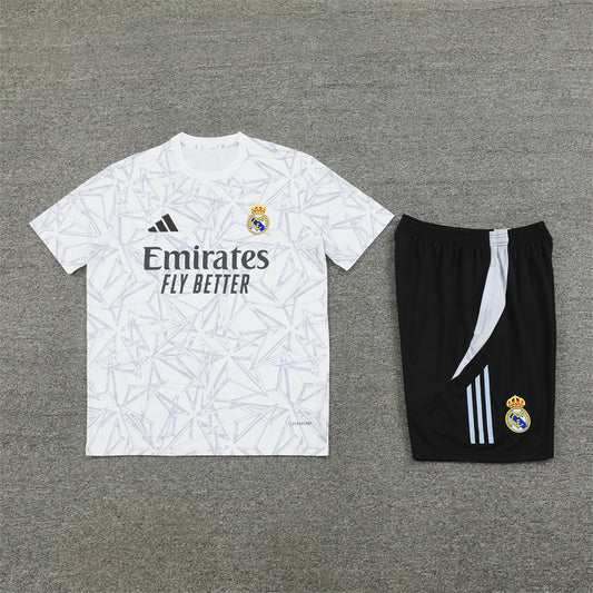 Real Madrid Shorts Set-White and Black
