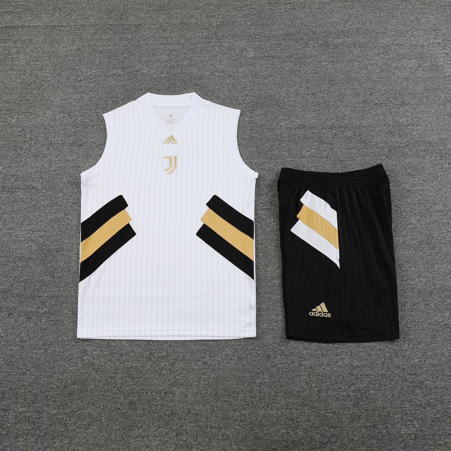 Juventus Vest Set-White, Cream and Black