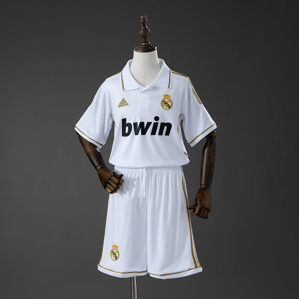 Real Madrid 11/12 Home Retro Kids Kit
