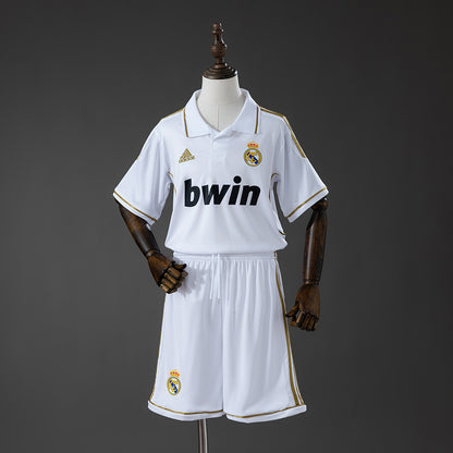 Real Madrid 11/12 Home Retro Kids Kit