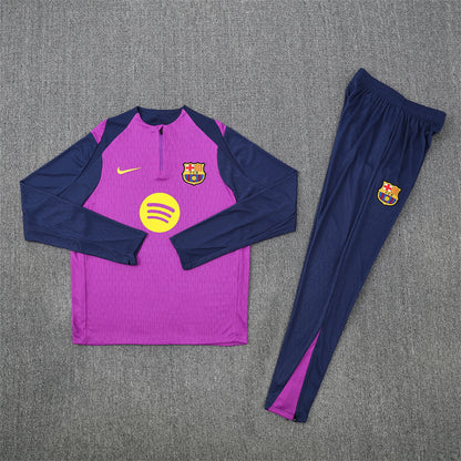 Barcelona Tracksuit-Purple and Navy Blue