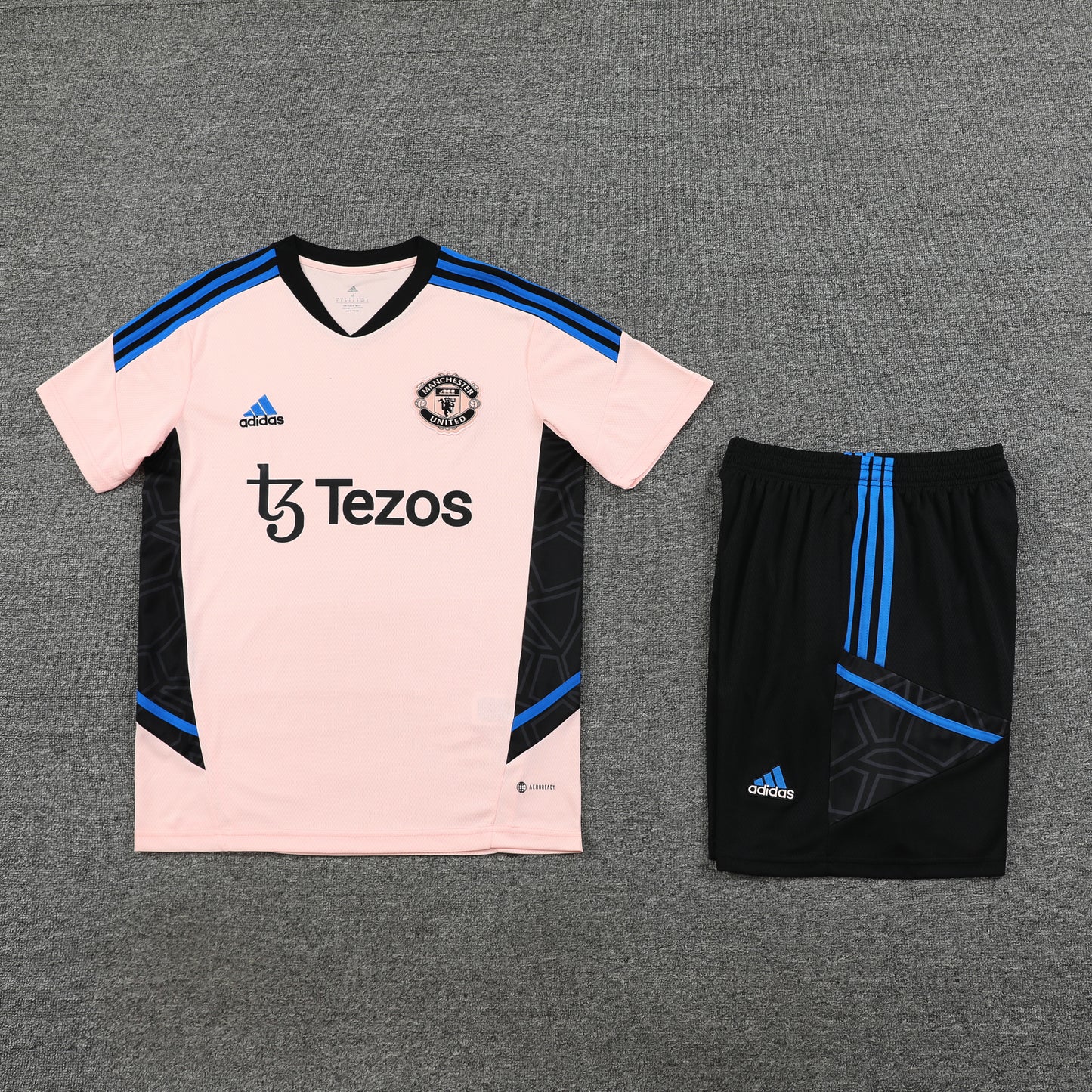 Manchester United Shorts Set-Cream and Black