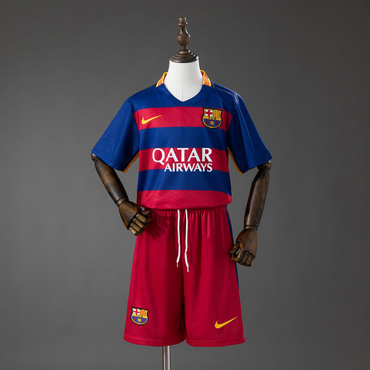 Barcelona 15/16 Home Retro Kids Kit