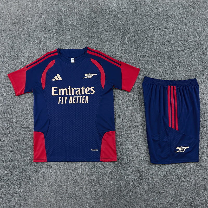 Arsenal Shorts Set-Navy Blue and Red