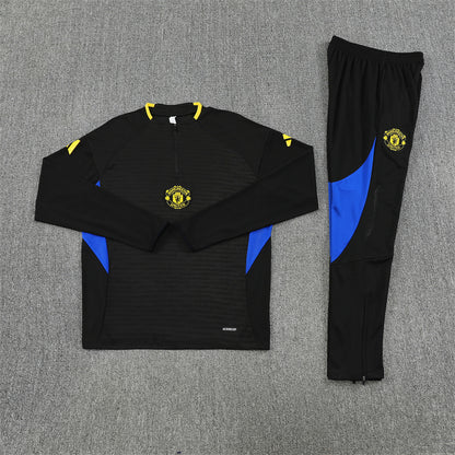 Manchester United Tracksuit-Black
