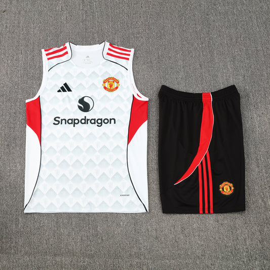 Manchester United Vest Set-White and Black