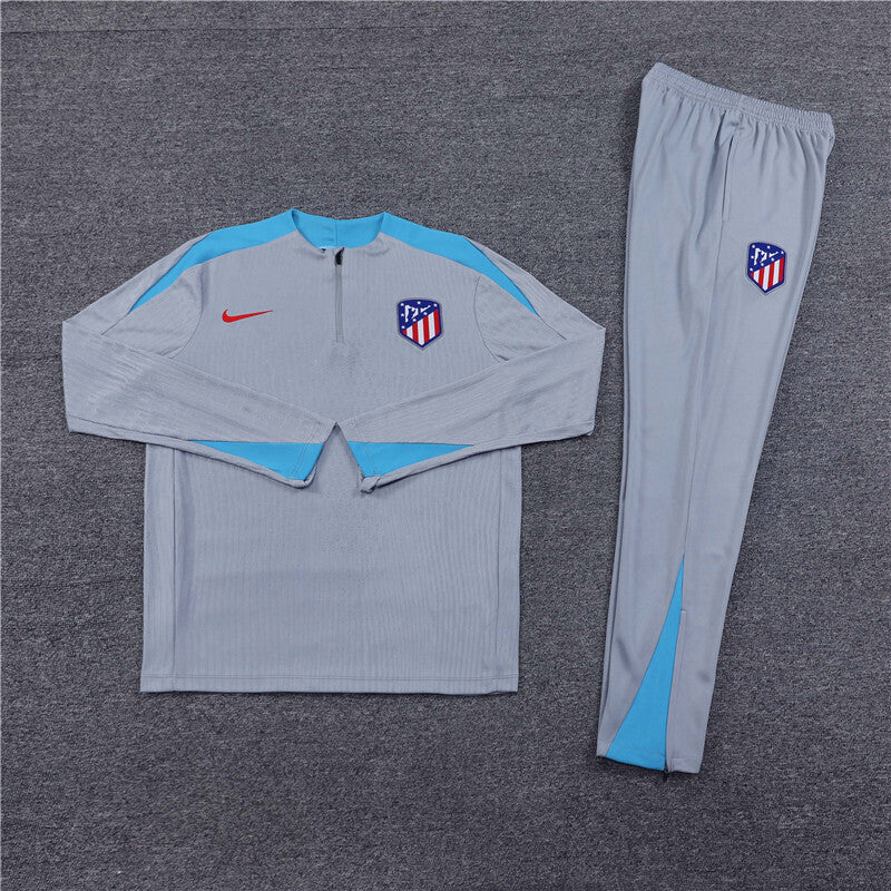 Atletico Madrid Tracksuit-Grey