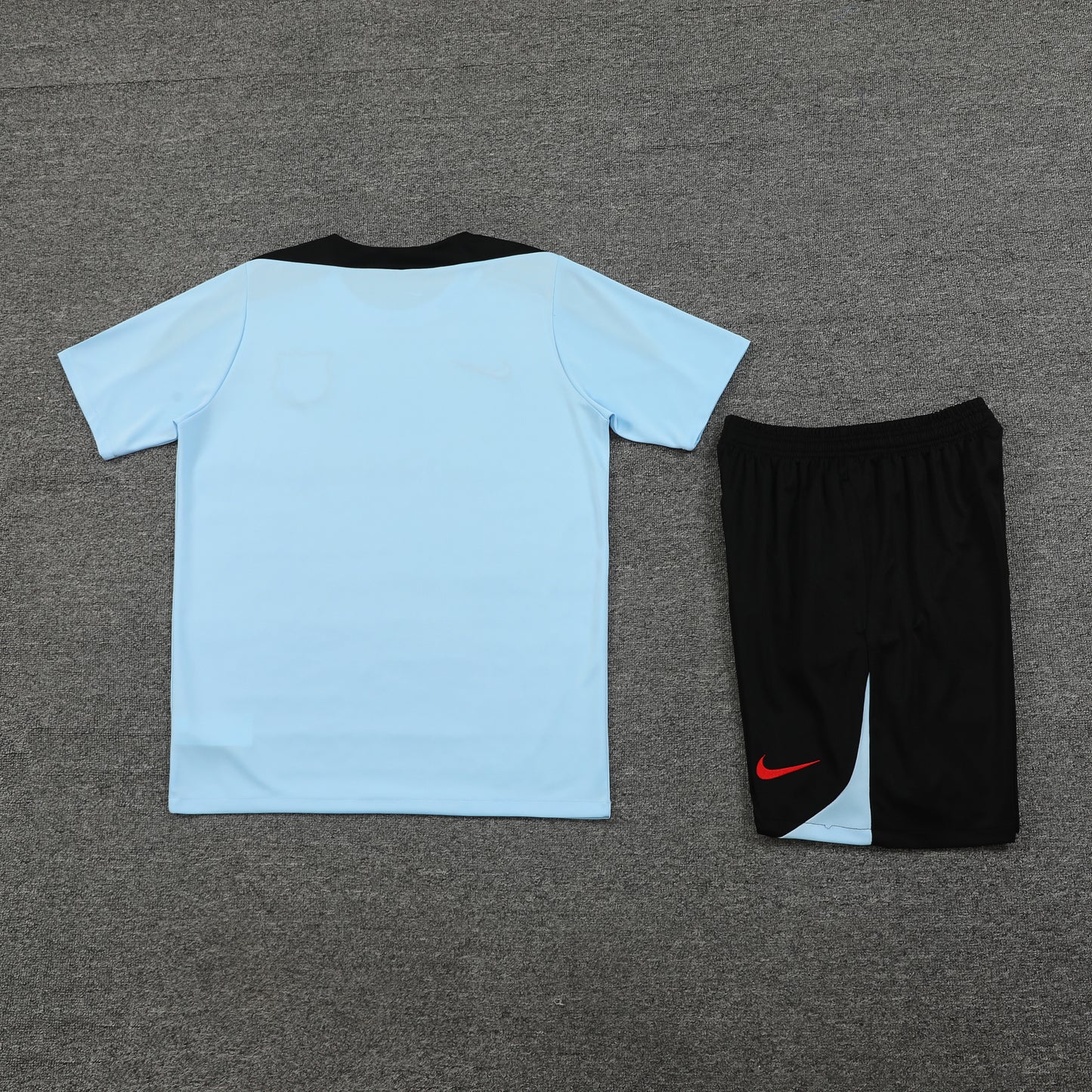 Barcelona Shorts Set-Light Blue and Black