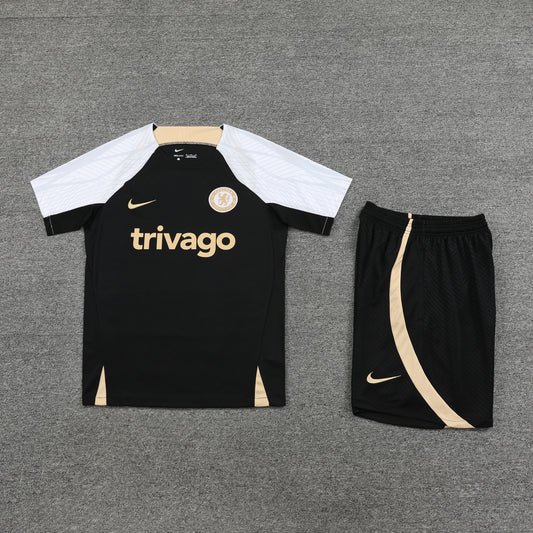 Chelsea Shorts Set-Black and White