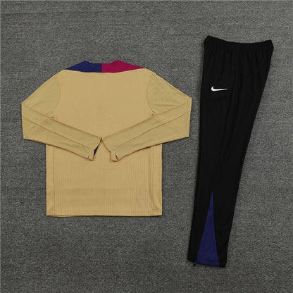 Barcelona Tracksuit-Cream and Black
