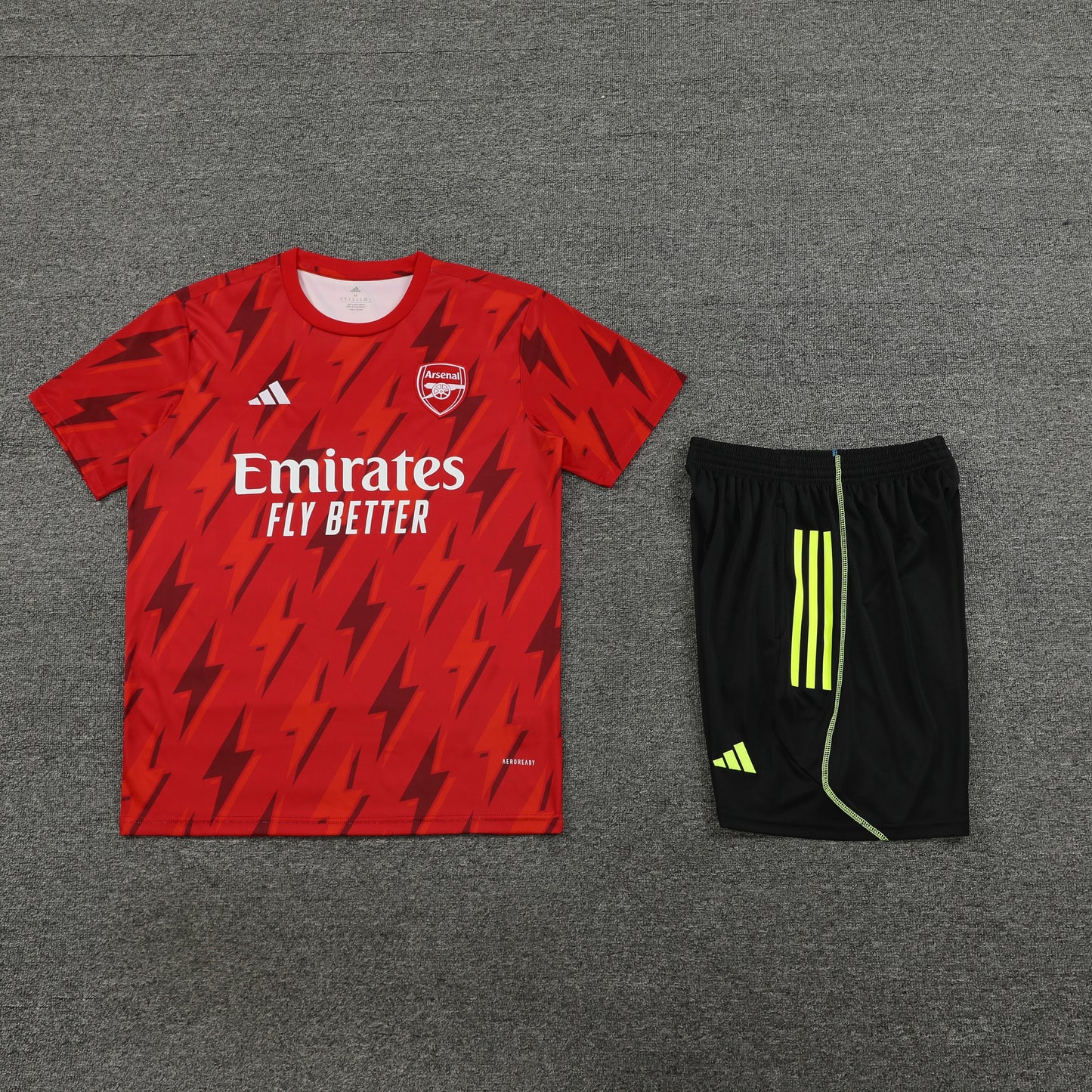 Arsenal Shorts Set-Red and Black