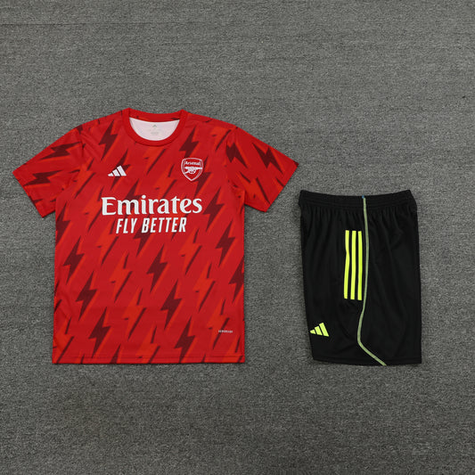 Arsenal Shorts Set-Red and Black