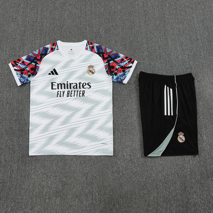Real Madrid Shorts Set-White and Black