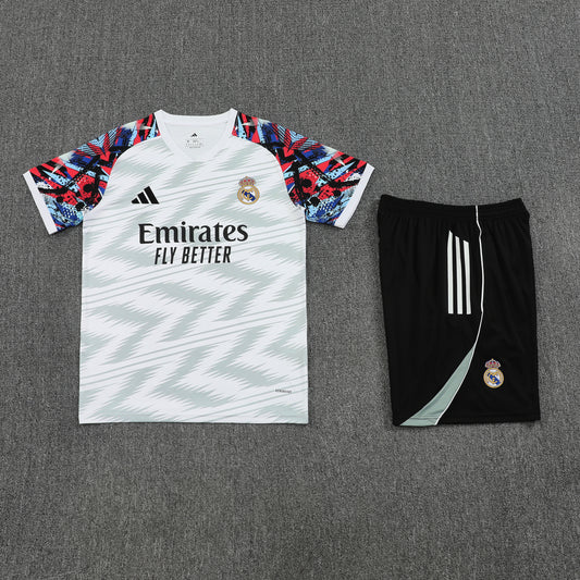Real Madrid Shorts Set-White and Black