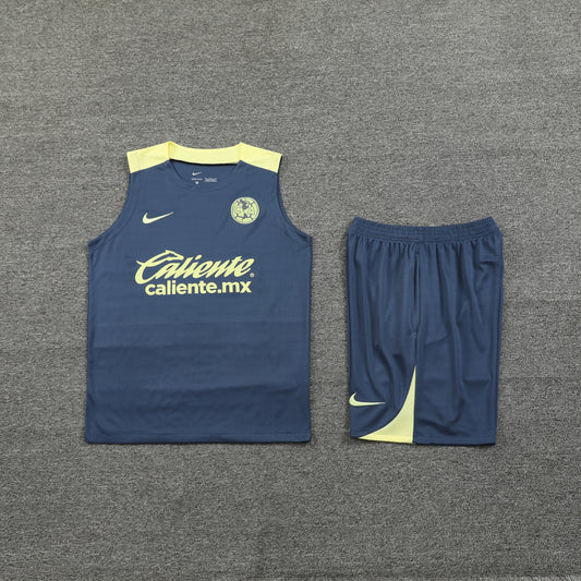 Club America Vest Set-Dark Grey