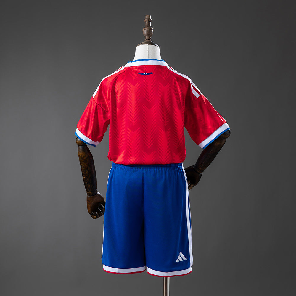 Chile 2026 Home Kids Kit Jerseys