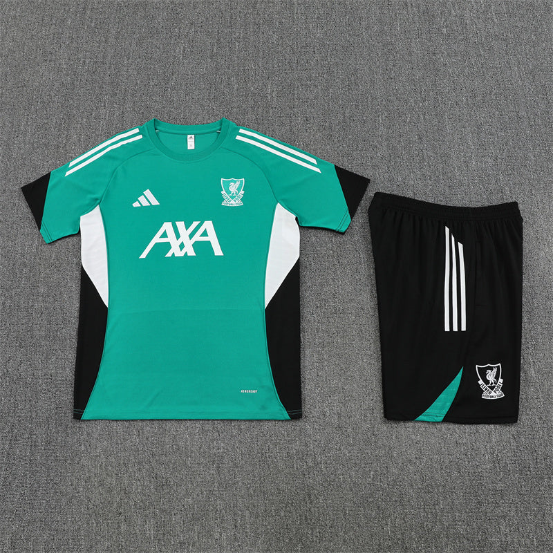 Liverpool Shorts Set-Green and Black