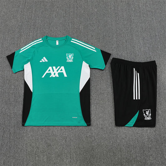 Liverpool Shorts Set-Green and Black