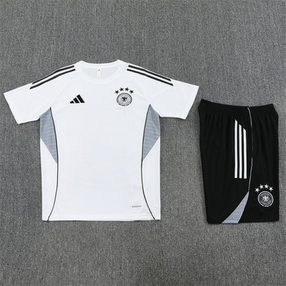 Germany Shorts Set-White and Black