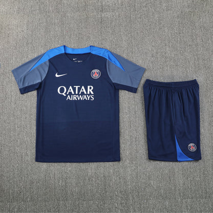 PSG Shorts Set-Dark Blue and Grey