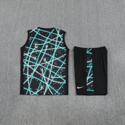 Inter Milan Vest Set-Black and Green