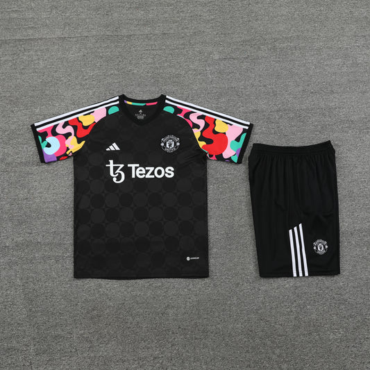 Manchester United Shorts Set-Black