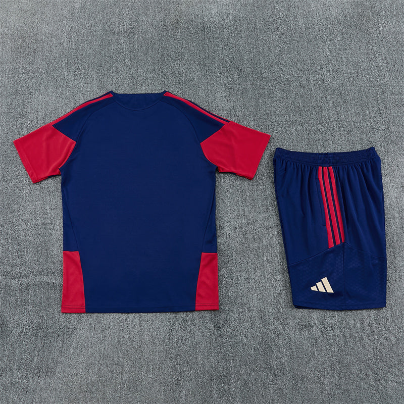 Arsenal Shorts Set-Navy Blue and Red