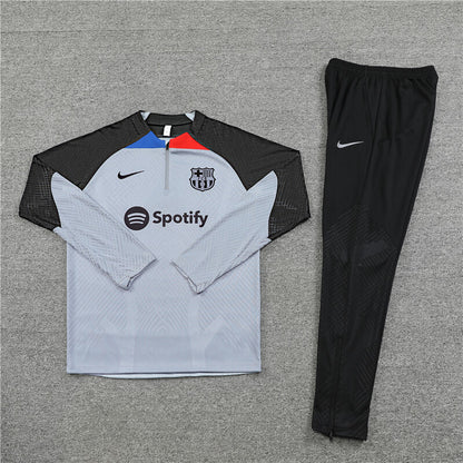 Barcelona Tracksuit-Grey and Black
