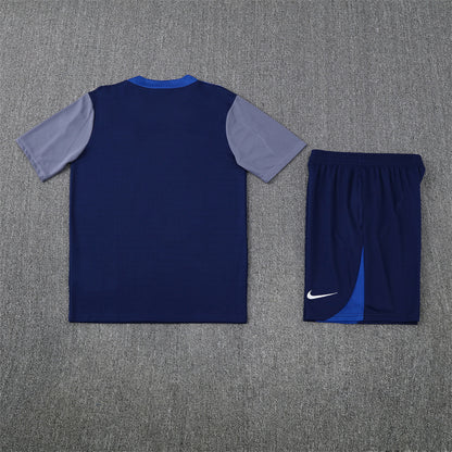 PSG Shorts Set-Navy Blue and Grey