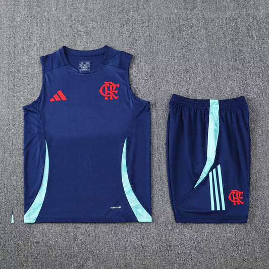 Flamengo Vest Set-Navy Blue