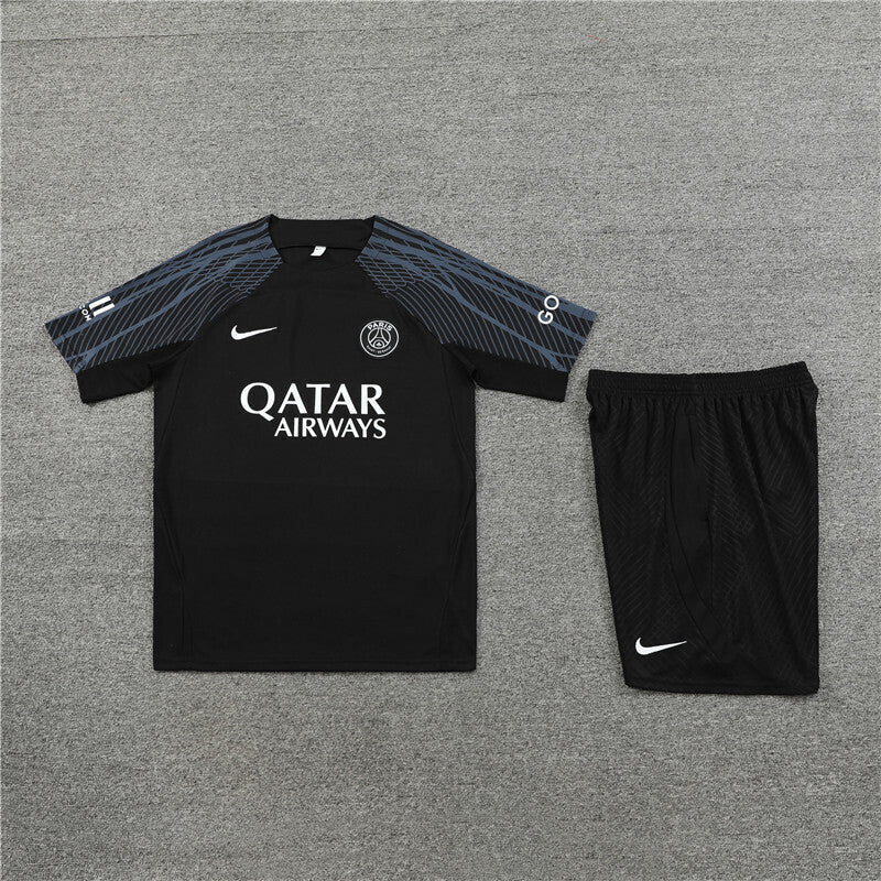 PSG Shorts Set-Black and Grey
