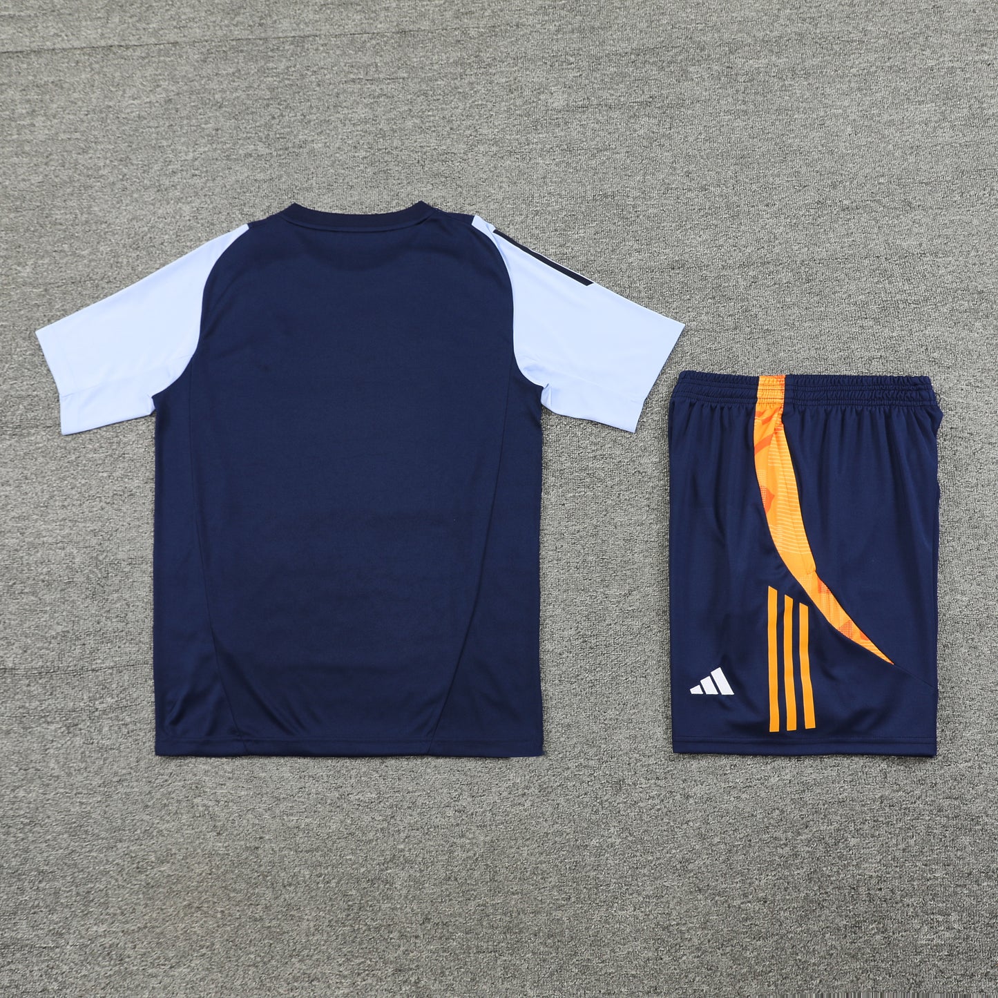 Real Madrid Shorts Set-Navy Blue and Orange