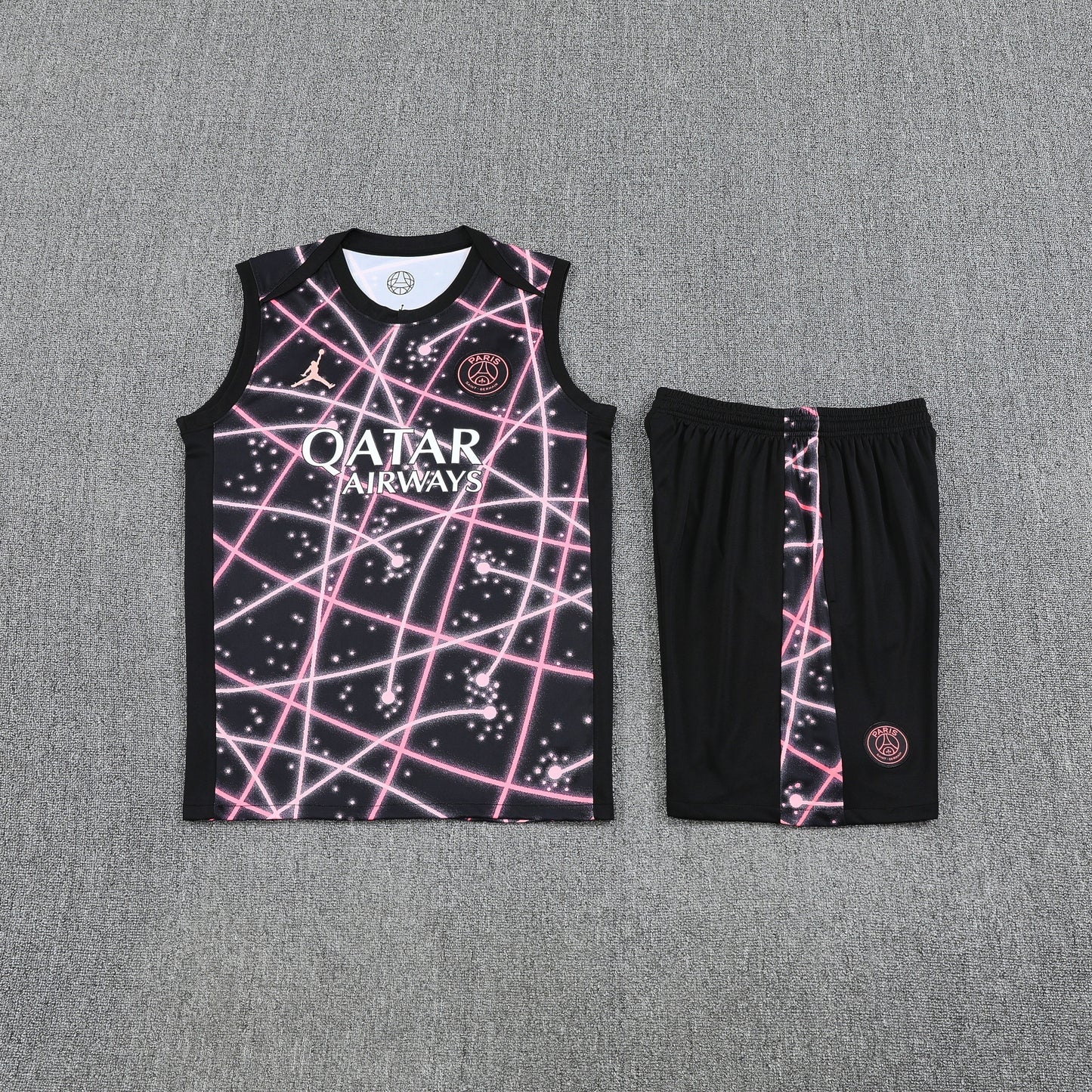 PSG Vest Set-Black and Pink