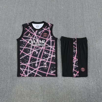 PSG Vest Set-Black and Pink