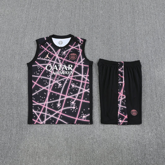 PSG Vest Set-Black and Pink