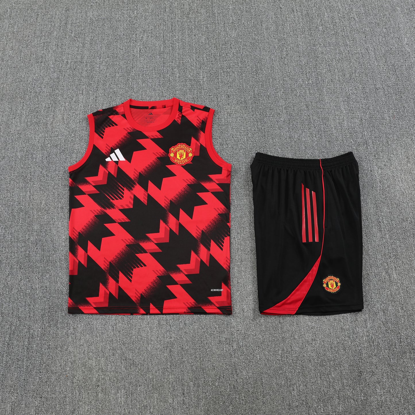 Manchester United Vest Set-Red and Black