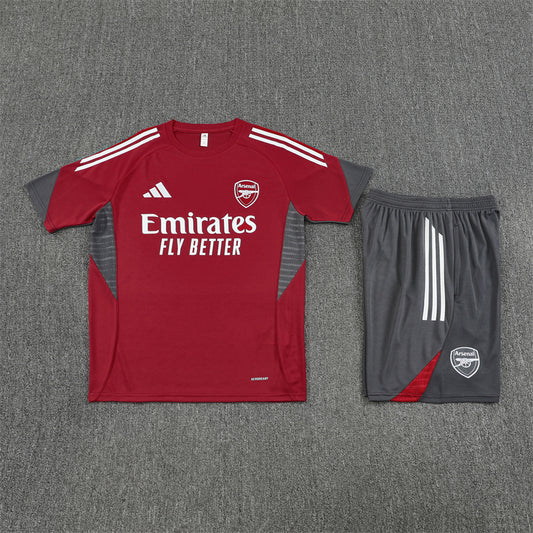 Arsenal Shorts Set-Red and Grey