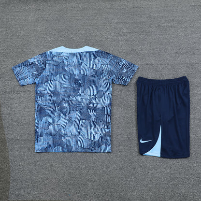 PSG Shorts Set-Blue and Navy Blue